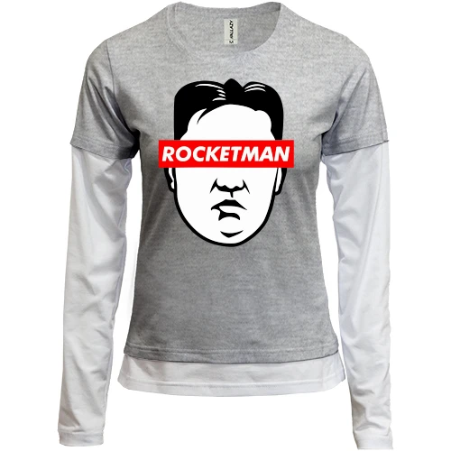 Женский лонгслив Комби Rocketman