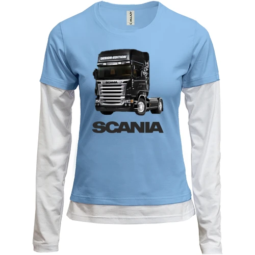 Женский лонгслив Комби Scania 2