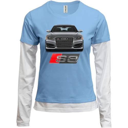 Женский лонгслив Комби Audi S8
