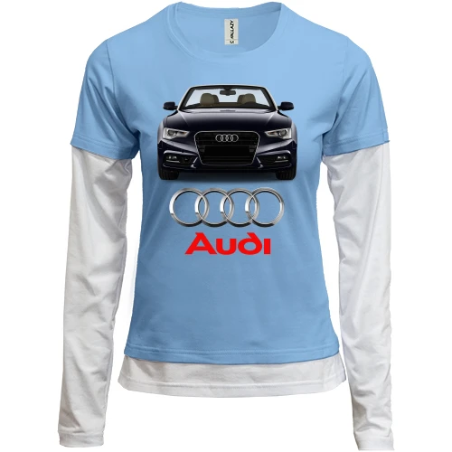 Женский лонгслив Комби Audi Cabrio