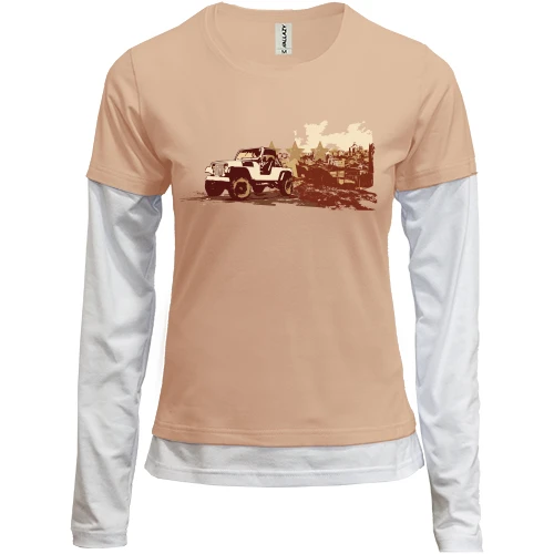 Жіночий лонгслів Комбі Jeep ART