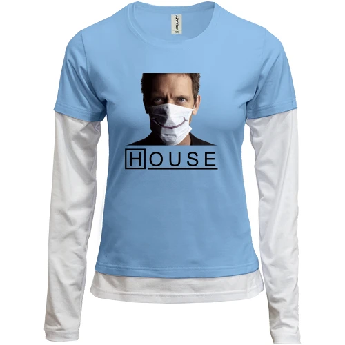 Женский лонгслив Комби Dr. House