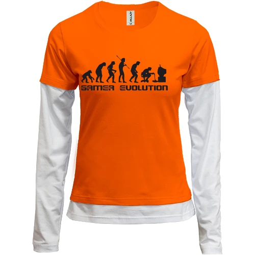 Женский лонгслив Комби Gamer Evolution