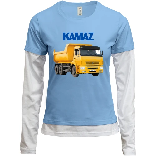 Женский лонгслив Комби КАМАЗ