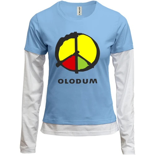 Женский лонгслив Комби Olodum