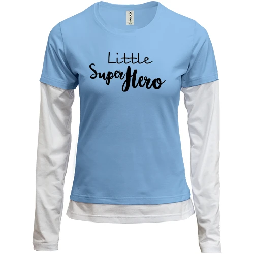 Женский лонгслив Комби Little Super Hero