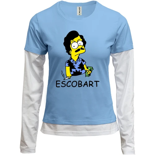 Женский лонгслив Комби ESCOBART