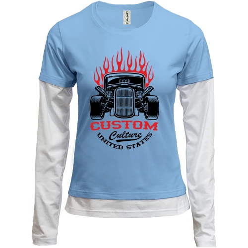 Женский лонгслив Комби Custom Culture