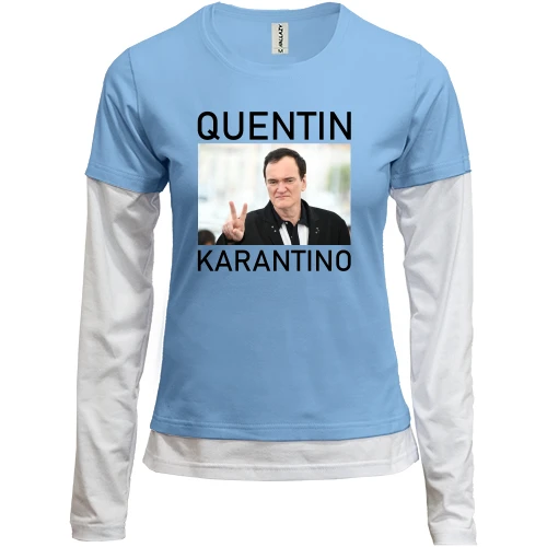 Женский лонгслив Комби Quentin Karantino