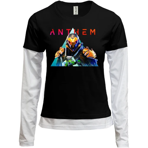 Женский лонгслив Комби Anthem