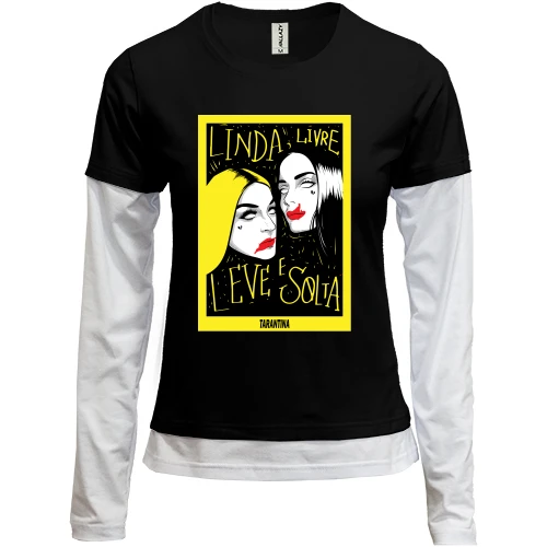Женский лонгслив Комби Linda livre Leve esolia