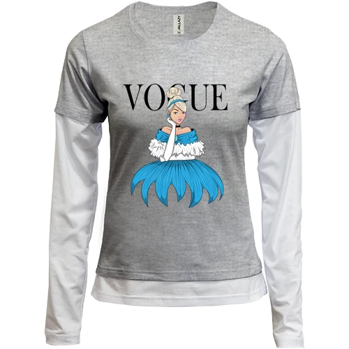 Женский лонгслив Комби VOGUE Cinderella