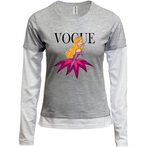 Женский лонгслив Комби VOGUE Aurora