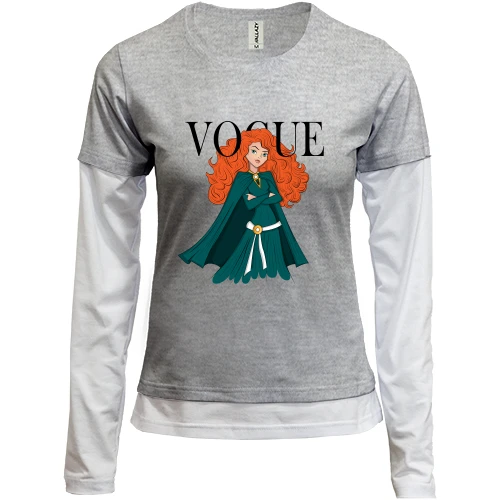 Женский лонгслив Комби VOGUE Merida