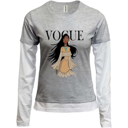 Женский лонгслив Комби VOGUE Pocahontas