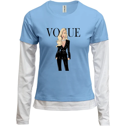 Женский лонгслив Комби VOGUE Cara Delevingne