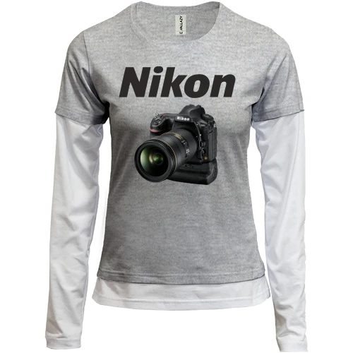 Женский лонгслив Комби Nikon D850