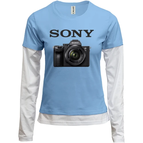 Женский лонгслив Комби Sony A7