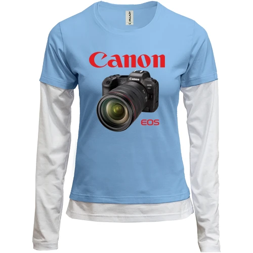 Женский лонгслив Комби Canon EOS R
