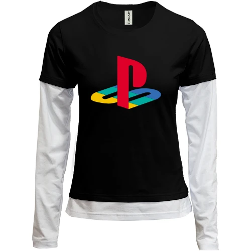 Женский лонгслив Комби Sony Playstation