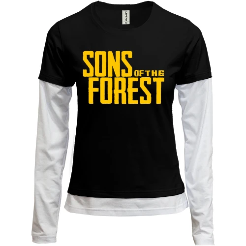 Женский лонгслив Комби Sons of the Forest