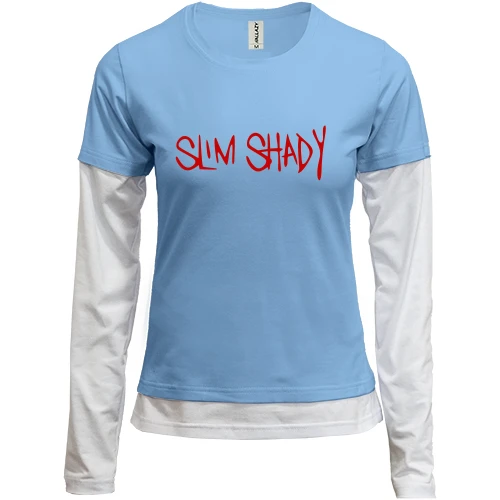 Женский лонгслив Комби Slim Shady