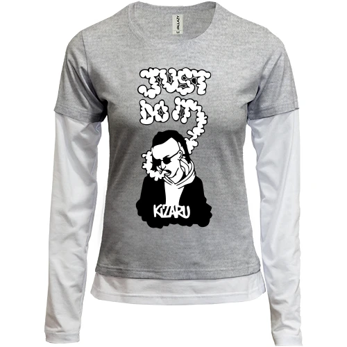 Женский лонгслив Комби Just do it KIZARU