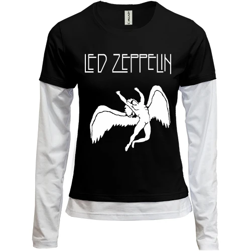 Женский лонгслив Комби Led Zeppelin