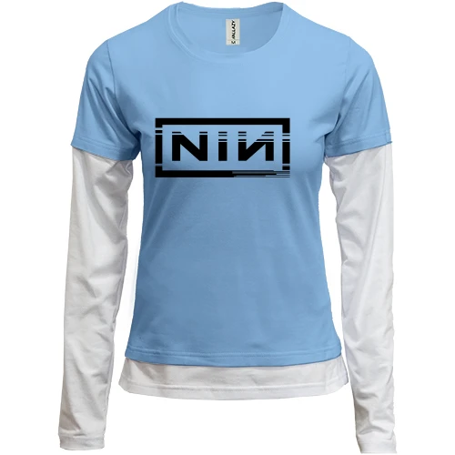 Женский лонгслив Комби Nine Inch Nails 2