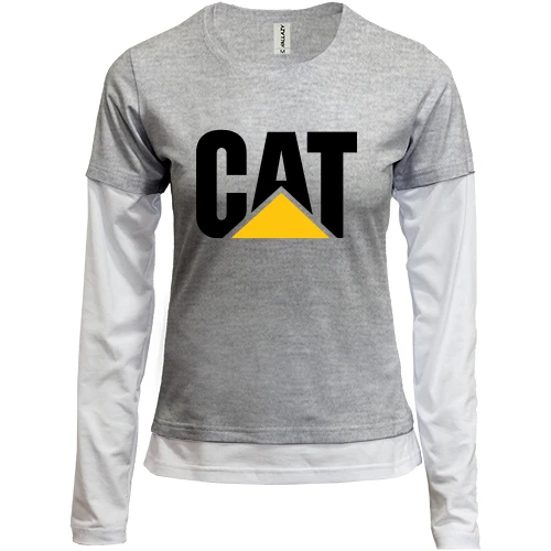 Женский лонгслив Комби Caterpillar (CAT)