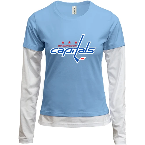 Женский лонгслив Комби Washington Capitals (2)