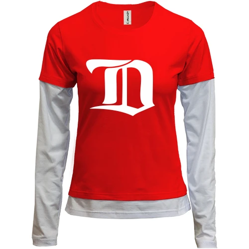 Женский лонгслив Комби Detroit Red Wings (2)