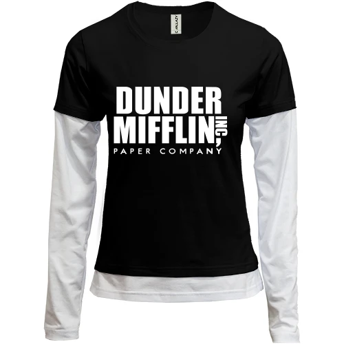 Женский лонгслив Комби The Office - Dunder Mifflin