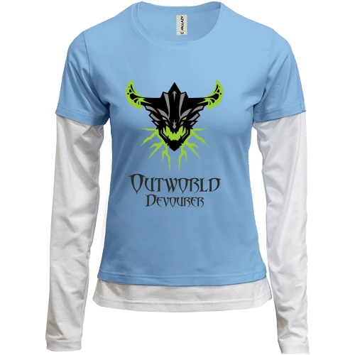 Женский лонгслив Комби outworld