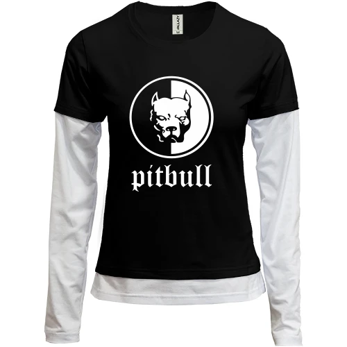 Женский лонгслив Комби Pitbull (2)