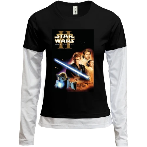 Женский лонгслив Комби Star Wars 2 poster