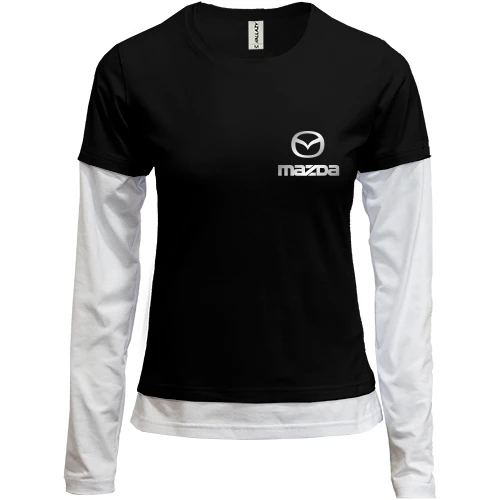 Женский лонгслив Комби Mazda (mini)