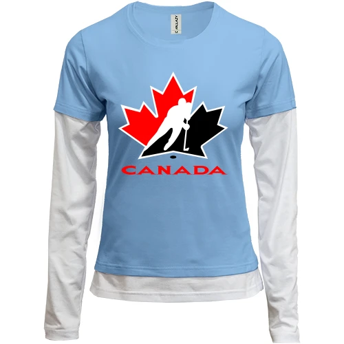 Женский лонгслив Комби Team Canada 2