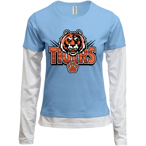 Жіночий лонгслів Комбі Tigers