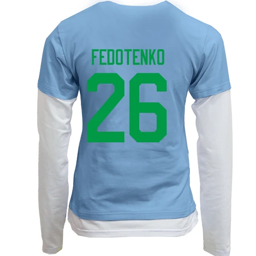 Женский лонгслив Комби RUSLAN FEDOTENKO (Руслан Федотенко)