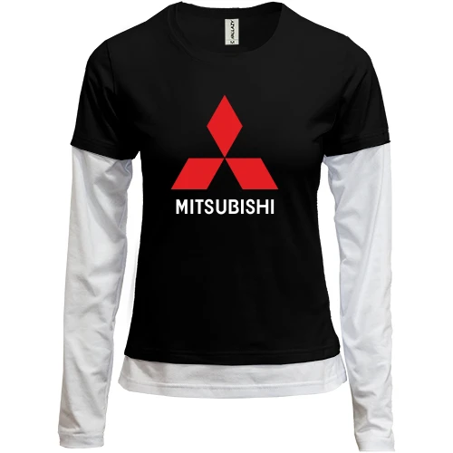 Жіночий лонгслів Комбі з лого Mitsubishi