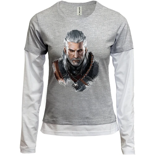 Женский лонгслив Комби The Witcher 3 - Геральт (2)