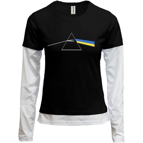 Женский лонгслив Комби Pink Floyd UA