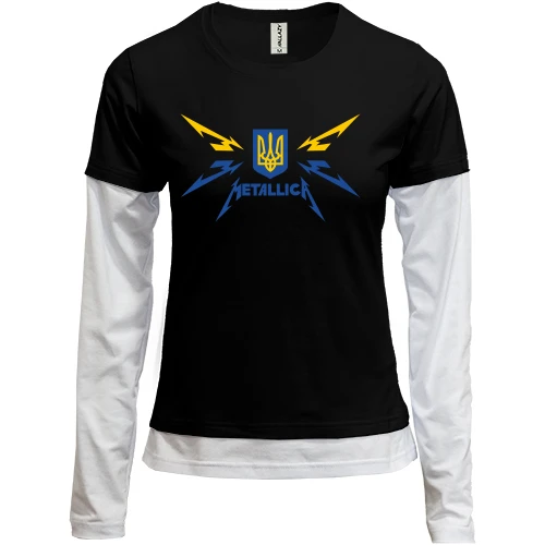 Женский лонгслив Комби Metallica UA