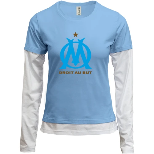 Женский лонгслив Комби Olympique de Marseille