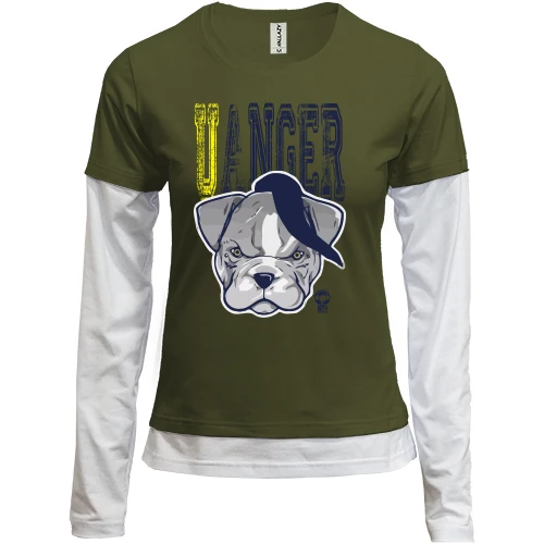 Женский лонгслив Комби UANGER