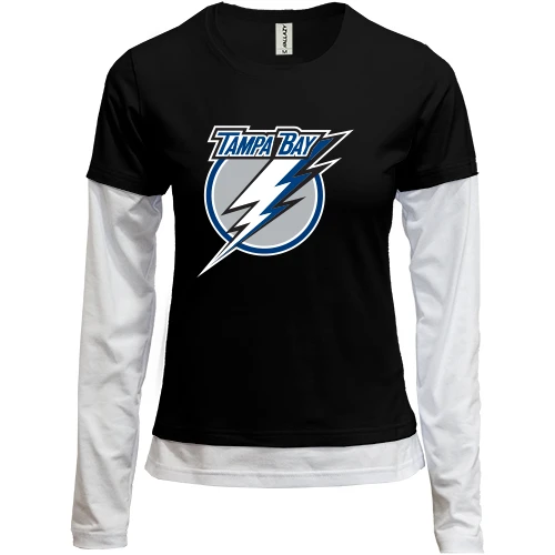 Жіночий лонгслів Комбі Tampa Bay Lightning