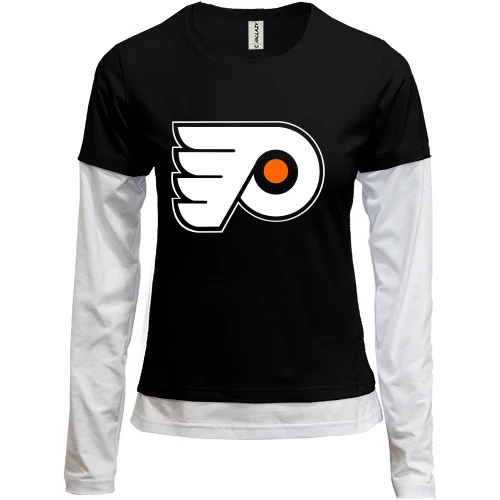 Женский лонгслив Комби Philadelphia Flyers