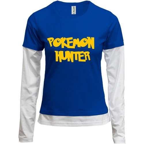 Женский лонгслив Комби Pokemon hunter