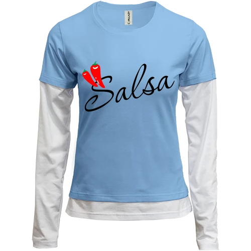 Женский лонгслив Комби Salsa